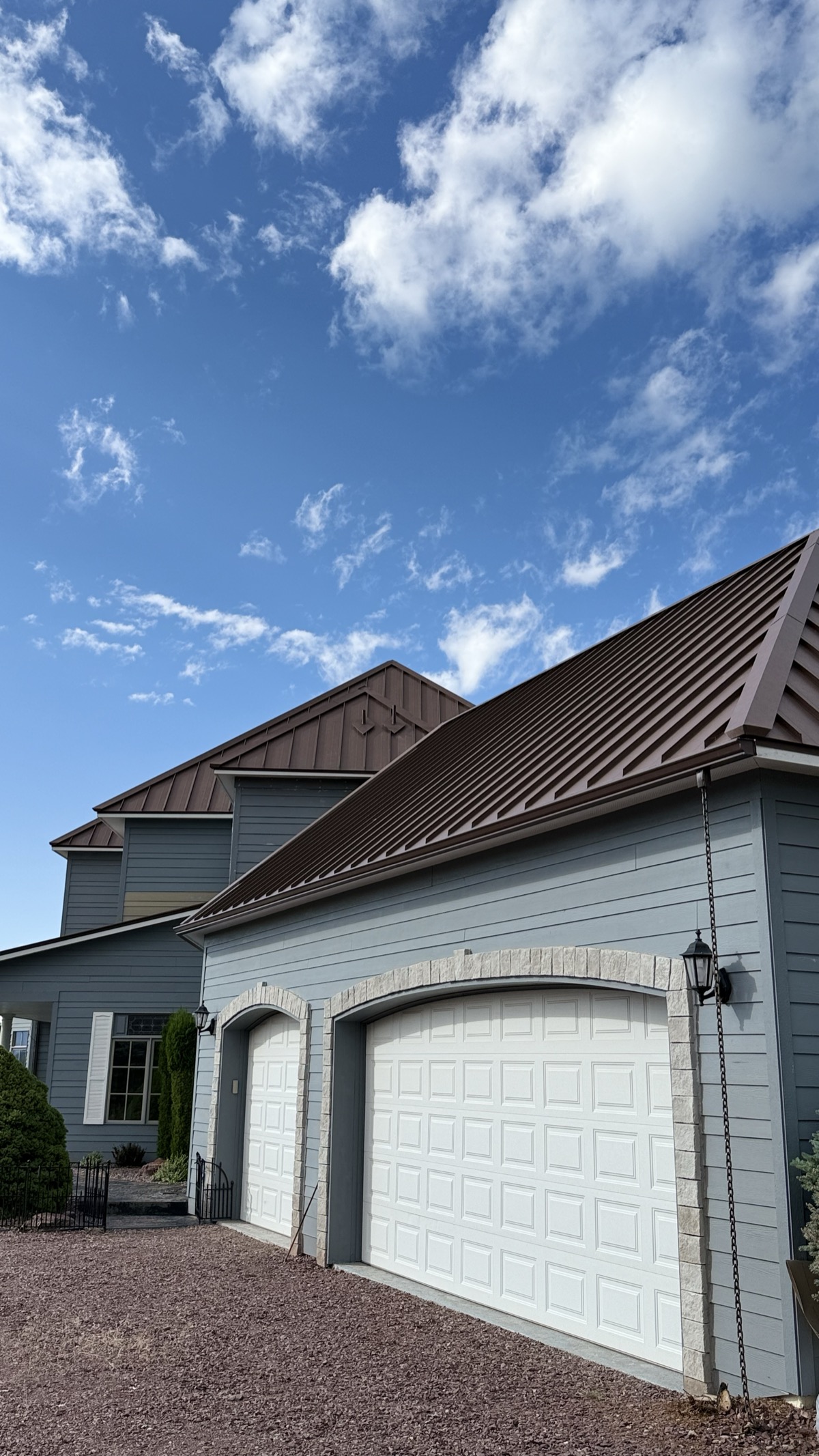 Colour holds without the staining a real rust finish causes