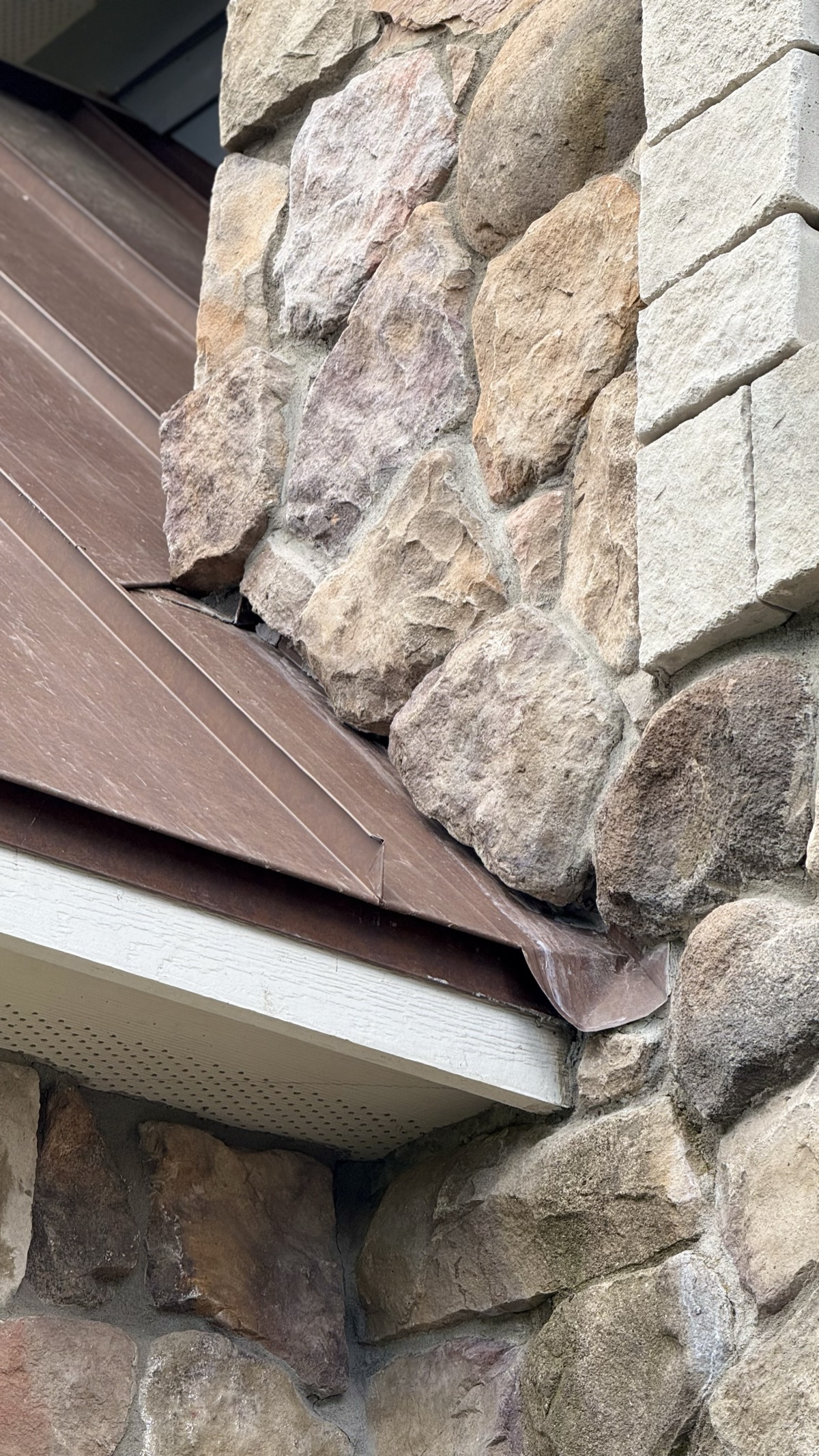 Western Rust against stone — a common Montana pairing